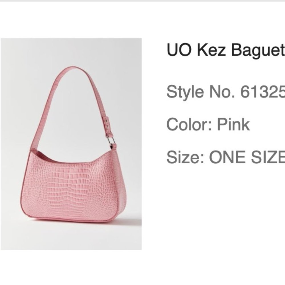Urban Outfitters Pink Baguette Bag